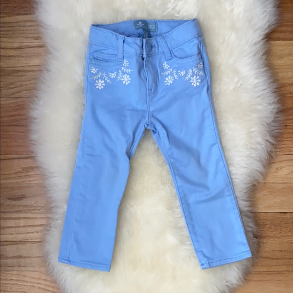 Periwinkle toddler girls skinny jeans